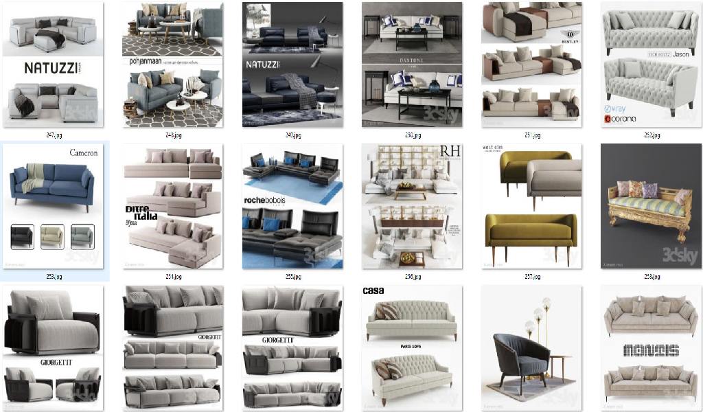 50 MODEL SOFA ĐÔI VOL 16